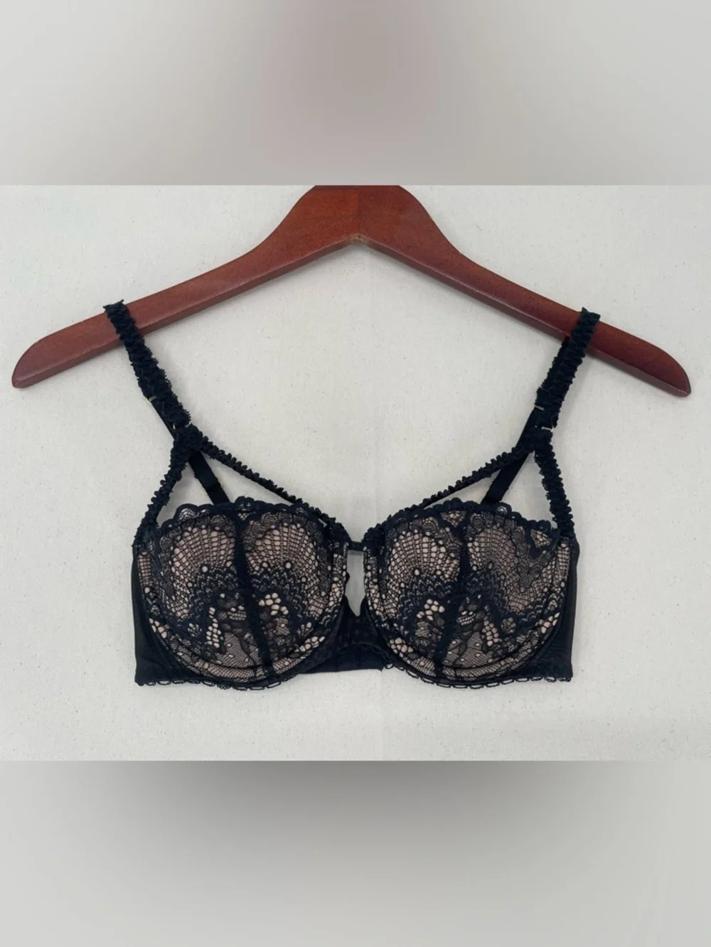 Adore Me Kimmy Push Up Balconette Lace Bra